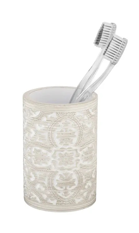 Wenko - Ortezzano Toothbrush Holder - Elegant Polyresin Design ✨🦷
