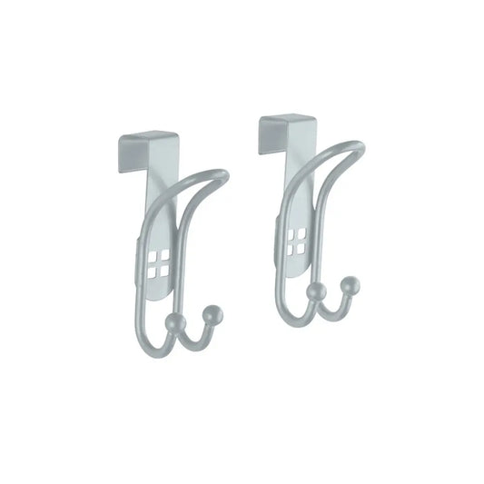 Wenko - Silver Door Hook Set - Maximize Space Elegantly! ✨🚪