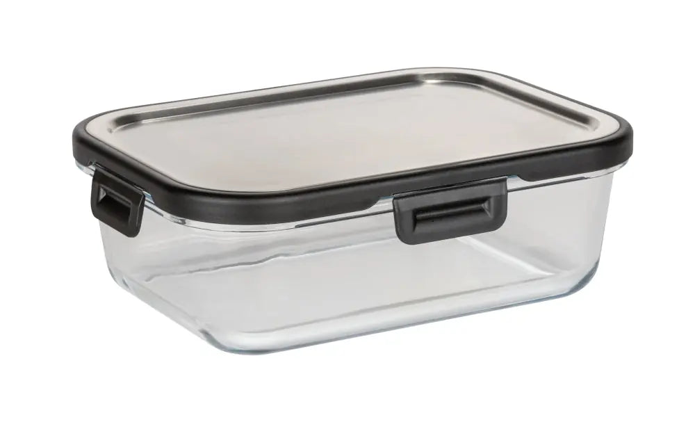 Wenko - Glass Storage Container Steel 1.0L - Airtight & Durable 🌟