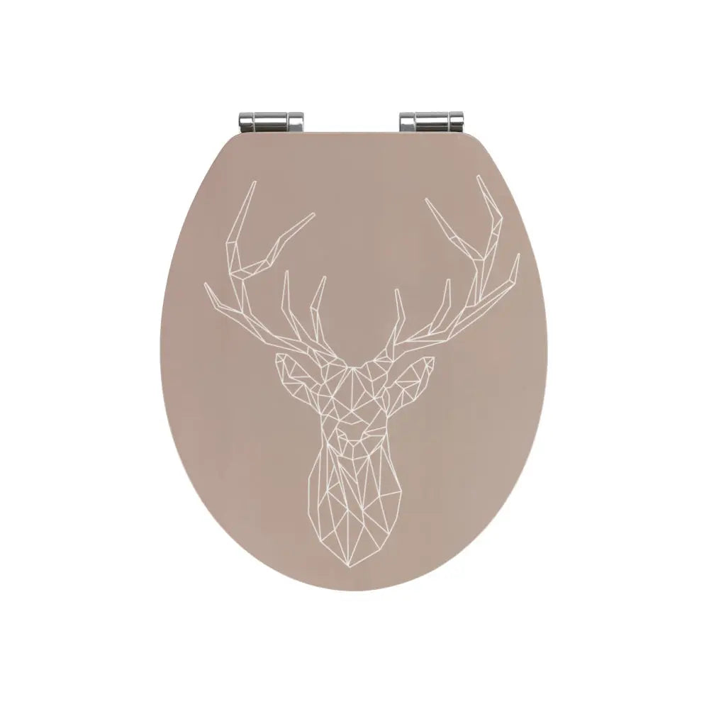 Wenko - WC Seat Stag, MDF Design - Stylish Comfort for Your Bathroom 🚽✨