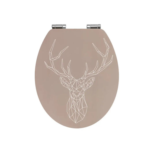 Wenko - WC Seat Stag, MDF Design - Stylish Comfort for Your Bathroom 🚽✨
