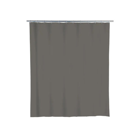 Wenko - Shower Curtain PEVA Plain, Mouse Grey - Elegant & Versatile for Your Bathroom 🛁✨