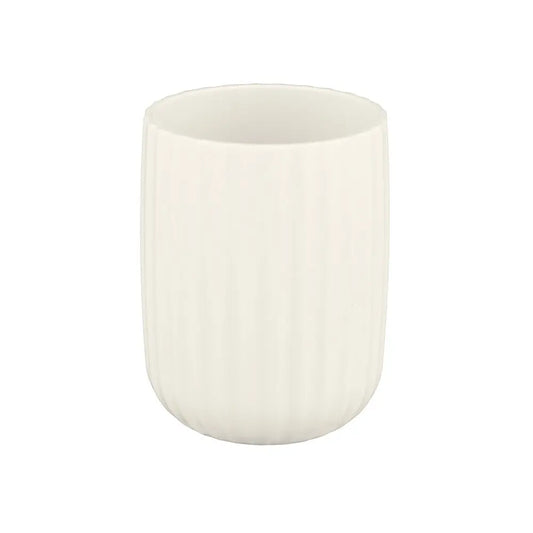 Wenko - Toothbrush Holder Agropoli Cream White - Elegant & Stylish Bathroom Essential 🛁✨