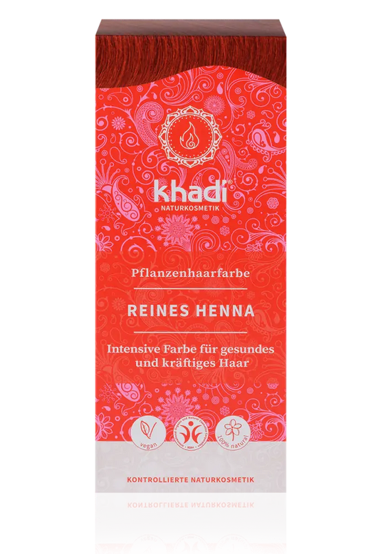 Khadi - Pure Henna Hair Color - Vibrant Red Hue 🌟