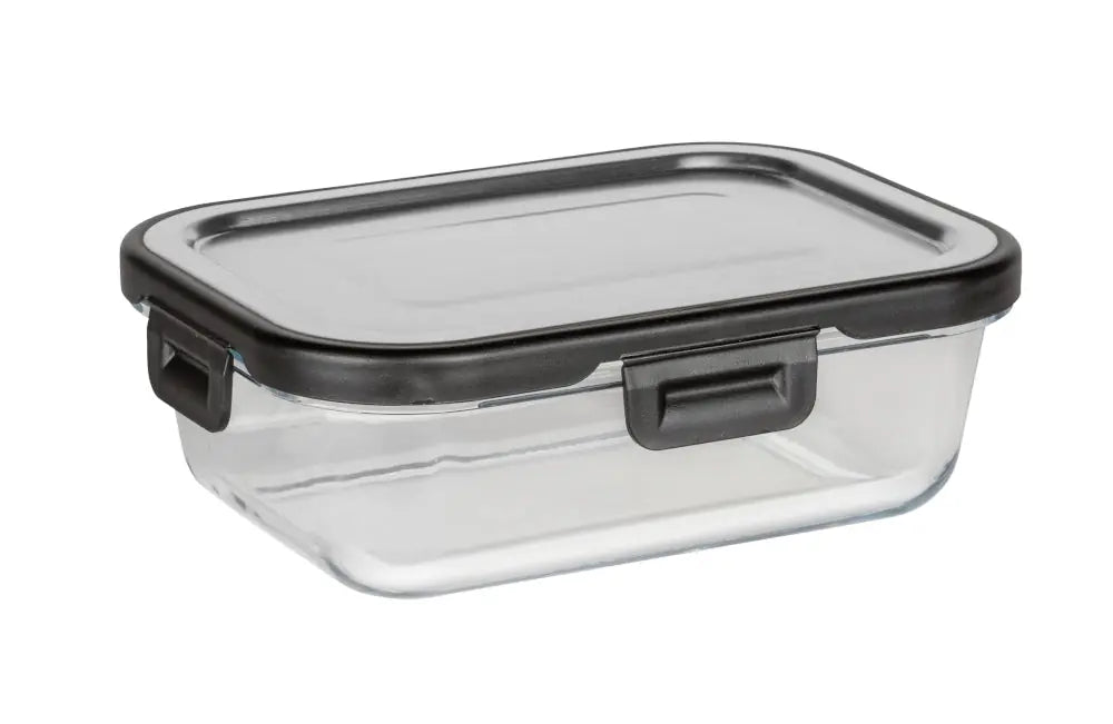 Wenko - Glass Food Storage Container Steel 0.6L - Airtight & Leakproof 🍱