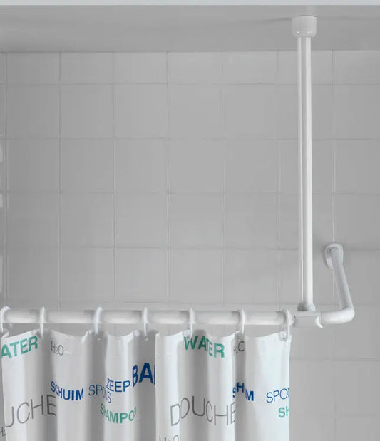 Wenko - Shower Rail Support Pole - Rust-Free & Durable 🚿