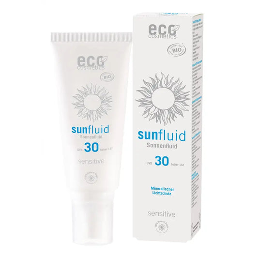 Eco Cosm. - Sunfluid Sensitive SPF30 - Natural Mineral Protection 🌿☀️