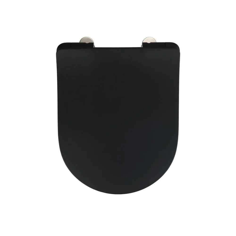 Wenko - WC Seat Sedilo, Black Matte, Duroplast - Elegant & Durable Comfort 🚽✨