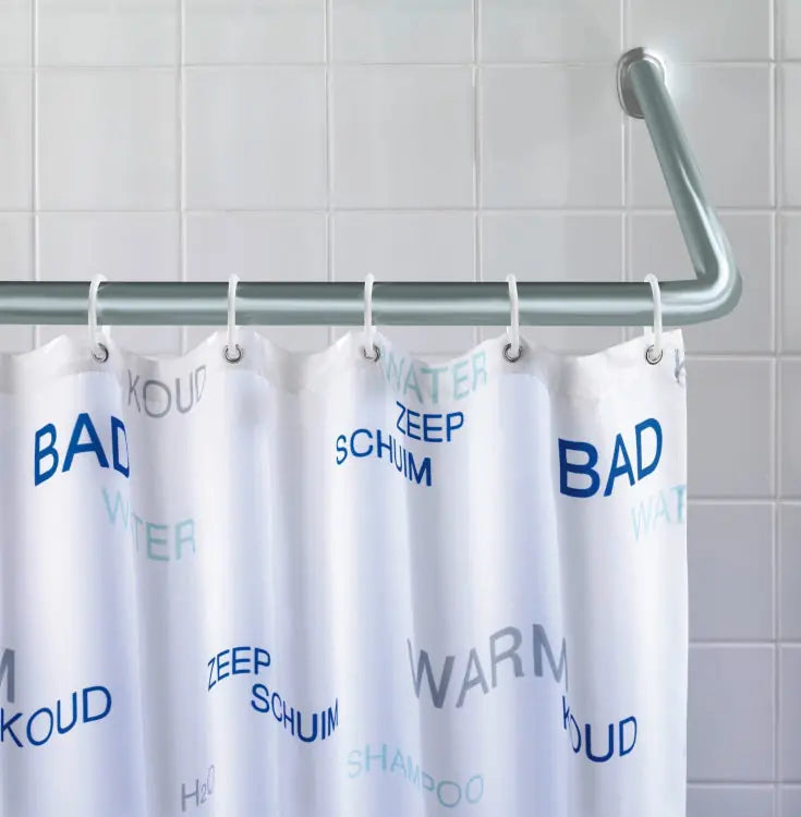 Wenko - Universal Shower Rod Chrome ø 2.5 cm - Rust-Free Durability 🚿✨