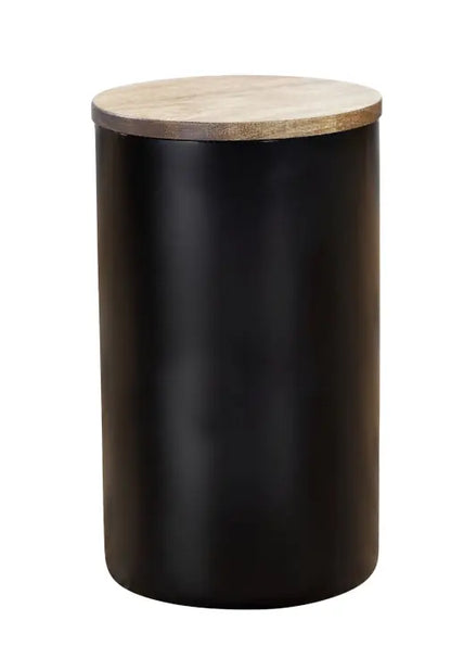 Wenko - Mio Black Storage Jar 1.4L - Elegant & Airtight 🌟