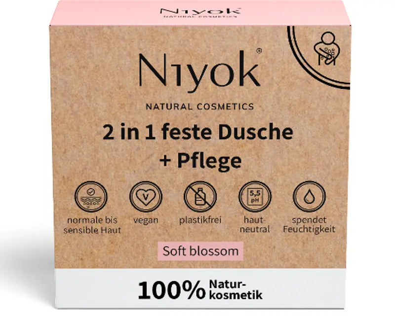 Niyok - 2 in 1 Solid Shower & Care - Gentle Blossom 🌸