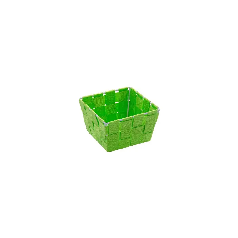 Wenko - Bath Basket Adria Mini, Sq. Green - Trendy & Space-Saver! 🌿🏡
