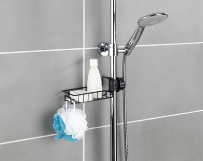 Wenko - Ohio Sink Organizer Black - Space-Saving Solution 🧽