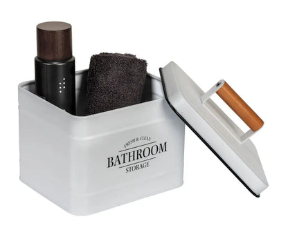 Wenko - White Bathroom Storage Box - Stylish & Practical Organizer 🛁✨