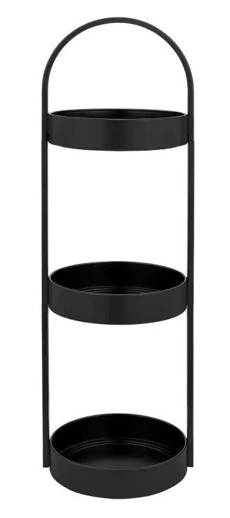 Wenko - Dongo 3-Tier Shelf - Sleek Organization Solution 🖤✨