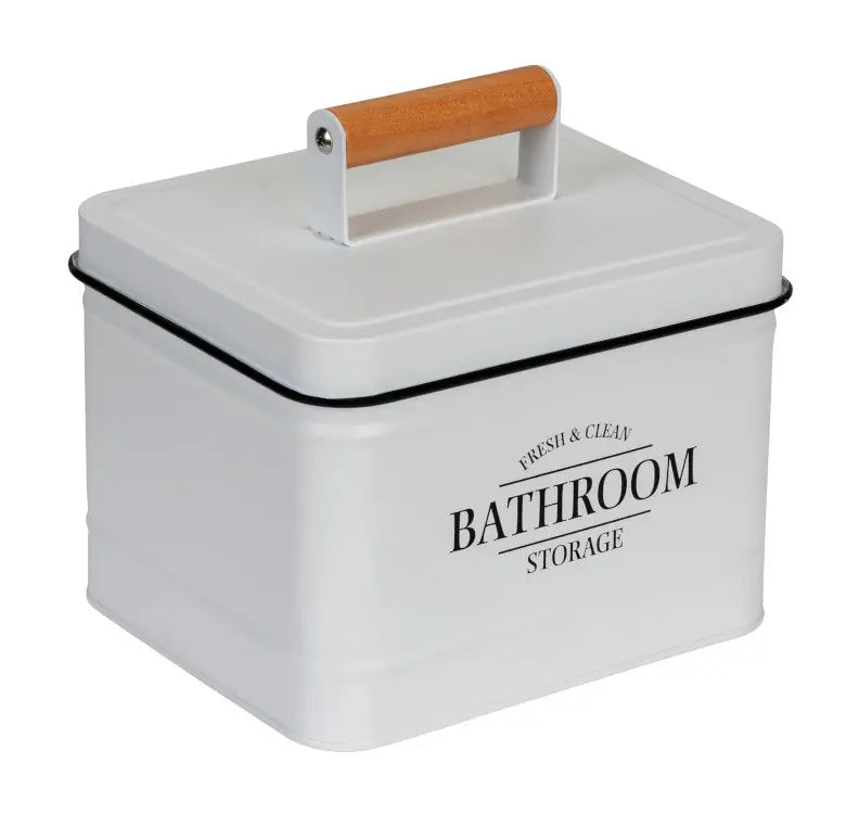 Wenko - White Bathroom Storage Box - Stylish & Practical Organizer 🛁✨