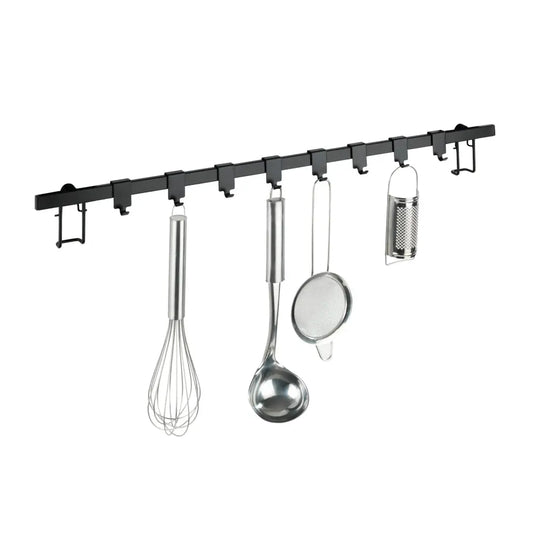 Wenko - Hanging Bar Gala Black - Stylish & Space-Saving Storage Solution! 🖤✨
