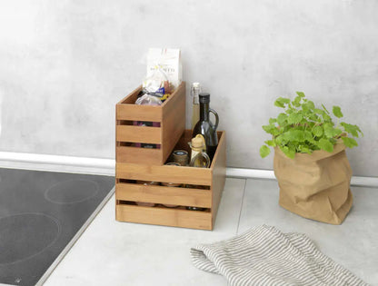 Wenko - Madeira Storage Box - Sturdy & Stylish Organizer 🌿