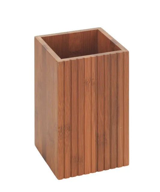 Wenko - Bamboo Utensil Holder - Eco-Chic Kitchen Organizer 🌱🍽️