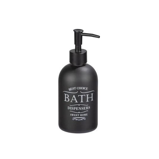 Wenko - Soap Dispenser Sweet Home Black - Elegant Décor for Your Bathroom 🛁✨
