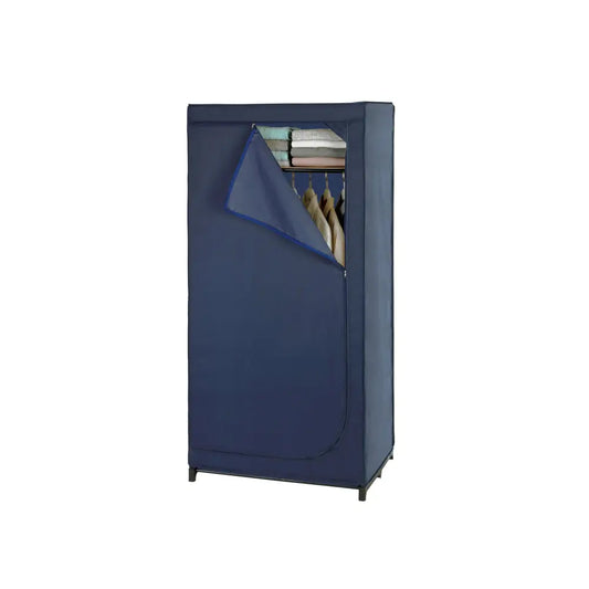 Wenko - Dark Blue Wardrobe with Shelf - Chic & Practical Storage! 🧥🌟