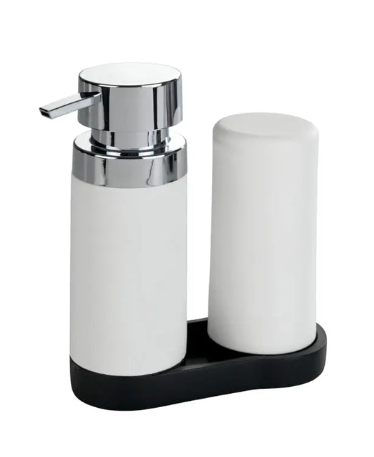 Wenko - Easy Squeeze Dish Station White - Simplify Your Clean-Up Routine! 🌟🧼