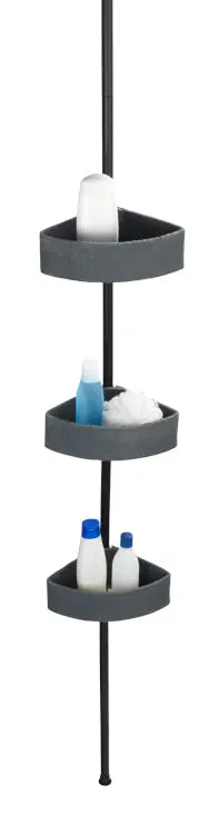Wenko - Telescopic Corner Shelf - Space-Saving Bathroom Organizer 🚿✨