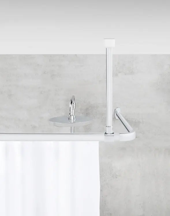 Wenko - Ceiling Support Era Chrome 57 cm - Upgrade Your Shower 🚿✨
