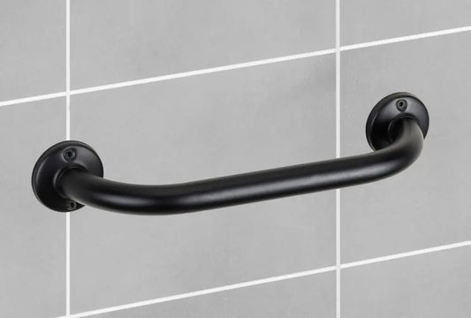 Wenko - Black Bath Handle 30 cm - Secure & Stylish 🚿🖤