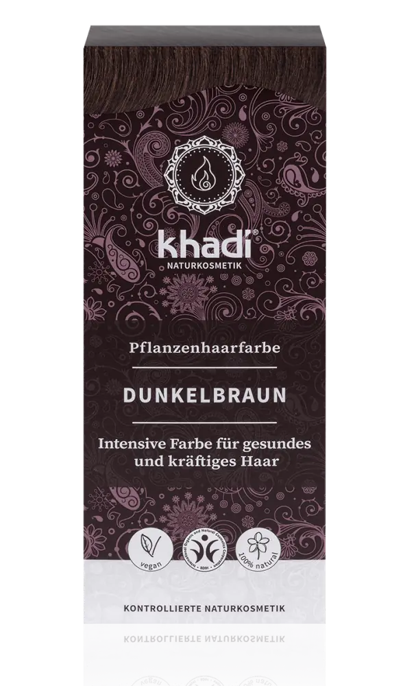 Khadi - Dark Brown Herbal Hair Color - Natural Beauty 🌿✨