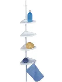 Wenko - Vario-Loc Telescopic Shower Corner Easy - Space-Saving Bath Shelf 🌟🚿