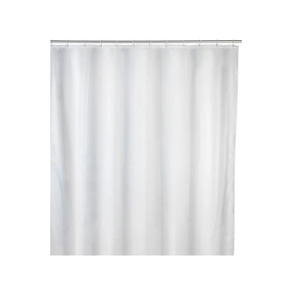 Wenko - Elegant Plain White Shower Curtain - Elevate Your Bathroom! 🌟🚿
