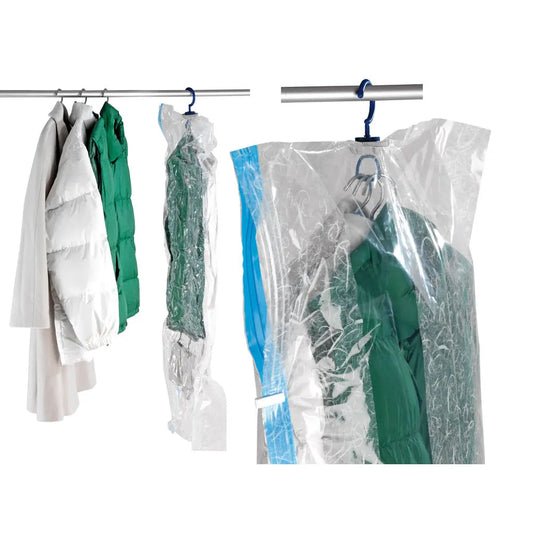 Wenko - Vacuum Clothing Bag System L 105x70 cm - Space-Saving Storage Solution! 🧳✨