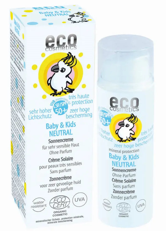 Eco Cosm. - Baby & Kids Sunscreen SPF 50+ Neutral - Ultimate Protection 🌞👶