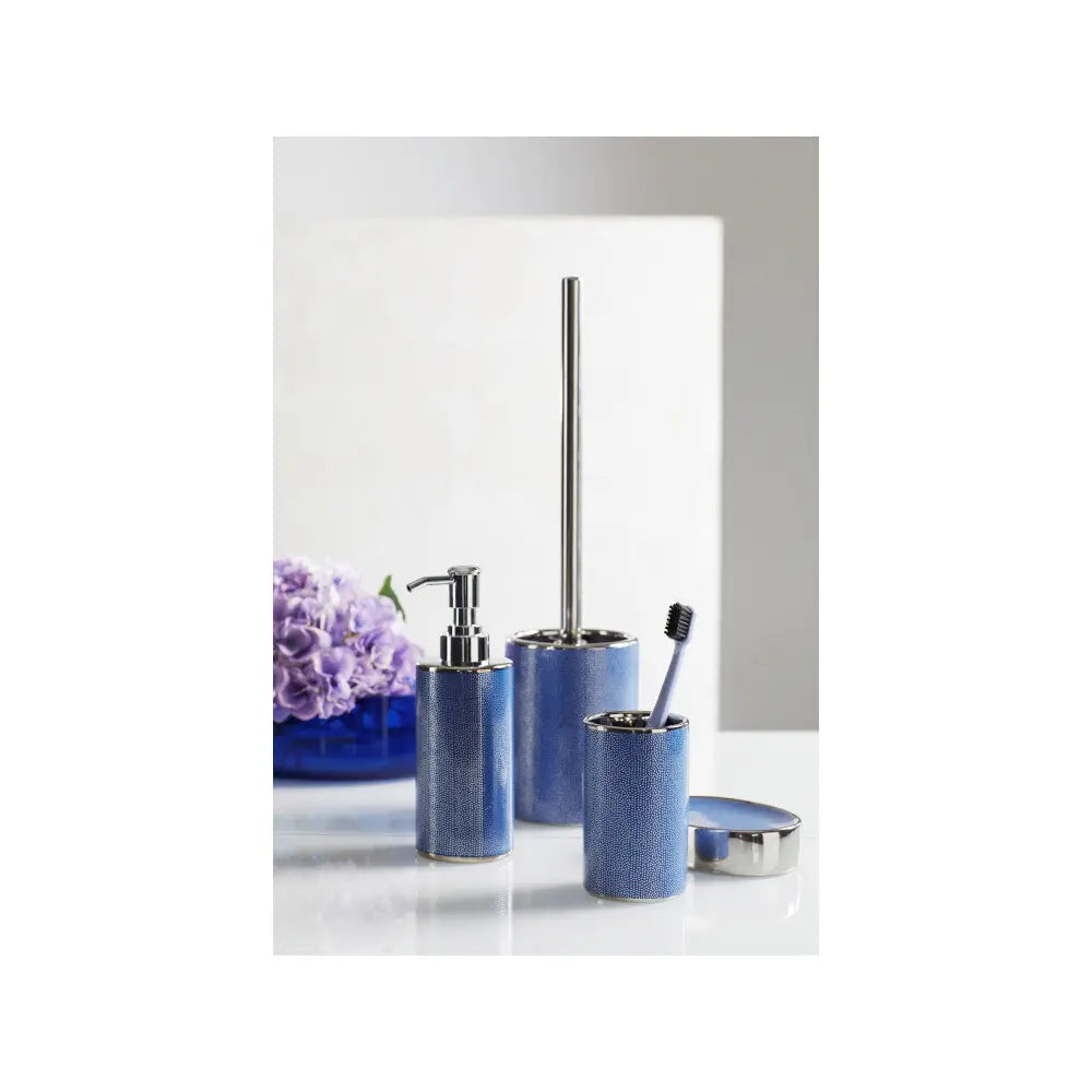 Wenko - Soap Dispenser Nuria Silver/Blue - Elegant & Stylish Bathroom Accessory ✨🧼