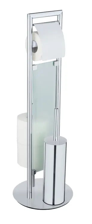 Wenko - Sulmona Stainless Steel WC Set - Elegant Bathroom Solution ✨🚽
