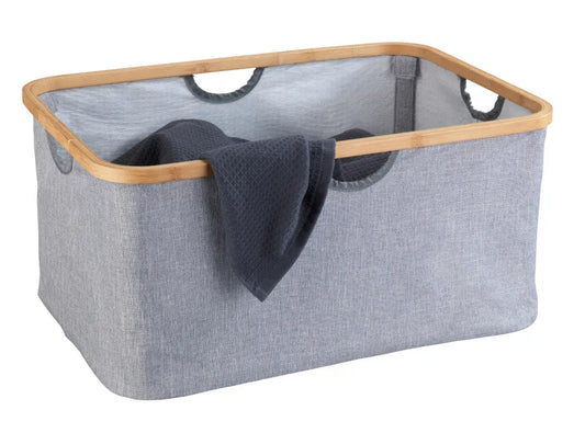 Wenko - Bahari Bamboo Foldable Laundry Basket - Eco-Friendly Elegance 🧺🌿
