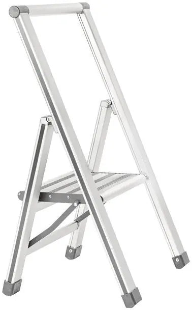 Wenko - Aluminum Step Stool - Compact & Secure 🪜🔒