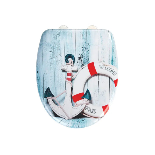 Wenko - WC Seat Welcome Board Easy Close - Comfort & Style for Your Bathroom! 🚽✨
