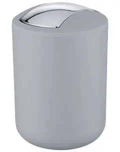 Wenko - Cosmetic Bin Brazil 6.5L Gray - Stylish & Practical Beauty Solution 💄🗑️