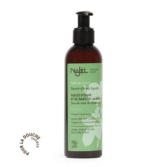 Najel - Aleppo Liquid Soap Rose - Luxurious Hydration for Skin 🌹💧