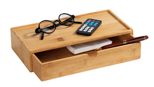 Wenko - Terra Bamboo Drawer Box - Stylish & Versatile Storage Solution 🌟