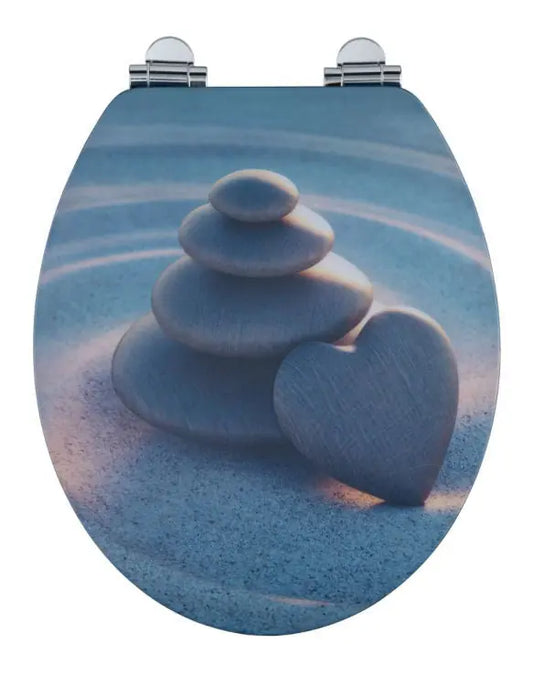 Wenko - 3D Zen Toilet Seat - Elevate Your Bathroom Serenity 🌿🛁