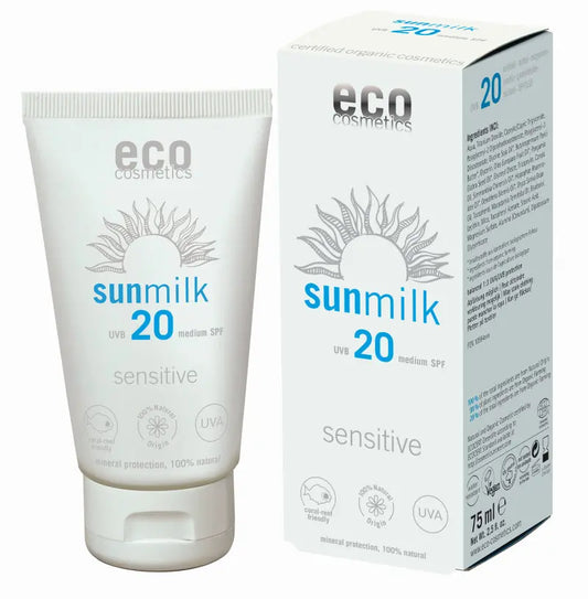 Eco Cosm. - Sunmilk LSF20 Sensitive - Natural Protection ☀️