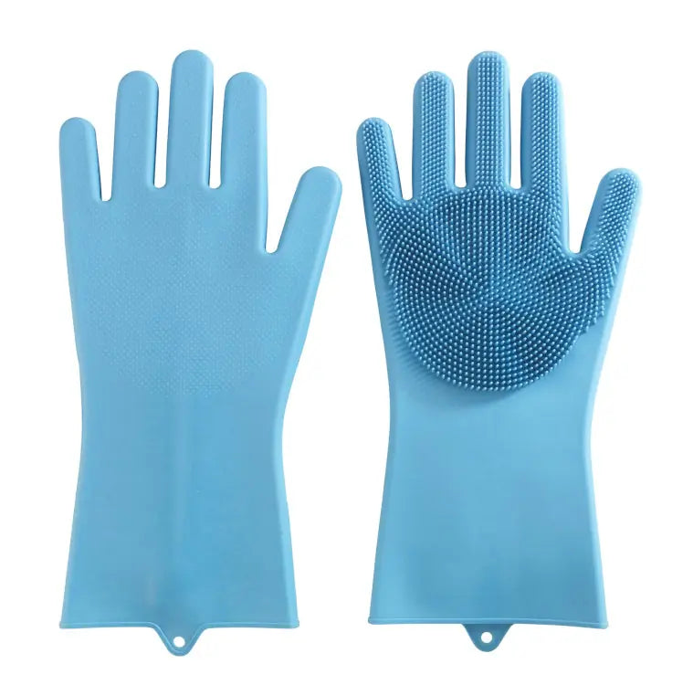 Wenko - Silicone Cleaning Gloves Rena, 2-Pack - Effortless Cleanup ✨🧽