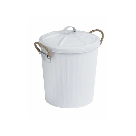 Wenko - White Cosmetic Bucket 6 Ltr - Stylish Storage Solution 🌟👜