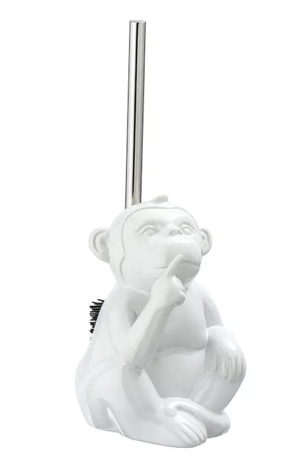 Wenko - Monkey Quiet Toilet Brush Holder - Fun and Functional 🐒✨