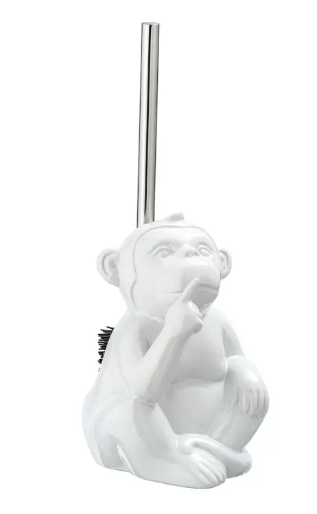 Wenko - Monkey Quiet Toilet Brush Holder - Fun and Functional 🐒✨
