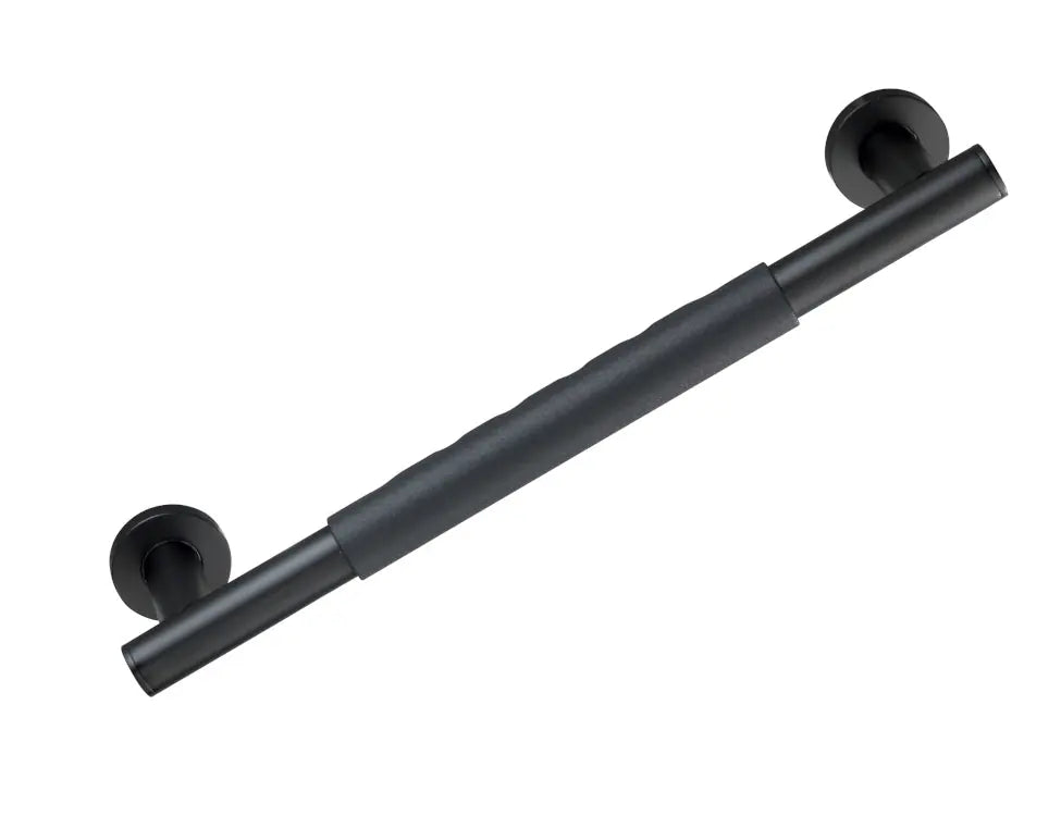 Wenko - Secura Wall Handle Black - Secure Bathroom Grip 🛁