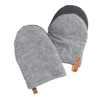 Wenko - Ada Mini Grey Oven Mitts - Heat-Resistant Style 🧤🔥